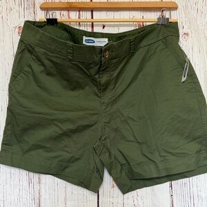 Old Navy Olive Everyday Shorts